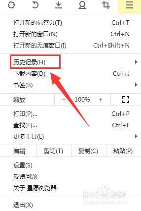 星愿浏览器电脑版怎样删除历史记录