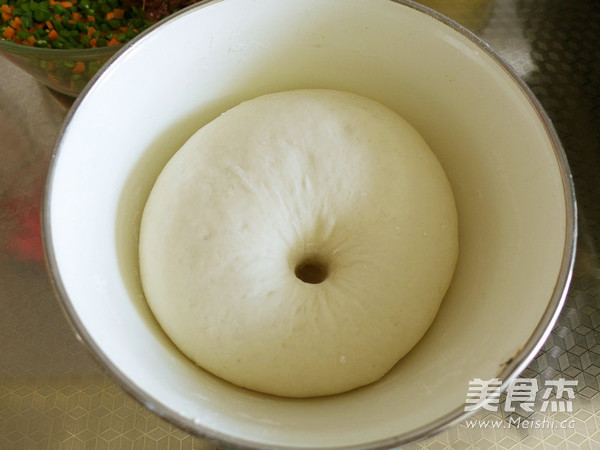 豇豆牛肉蒸包