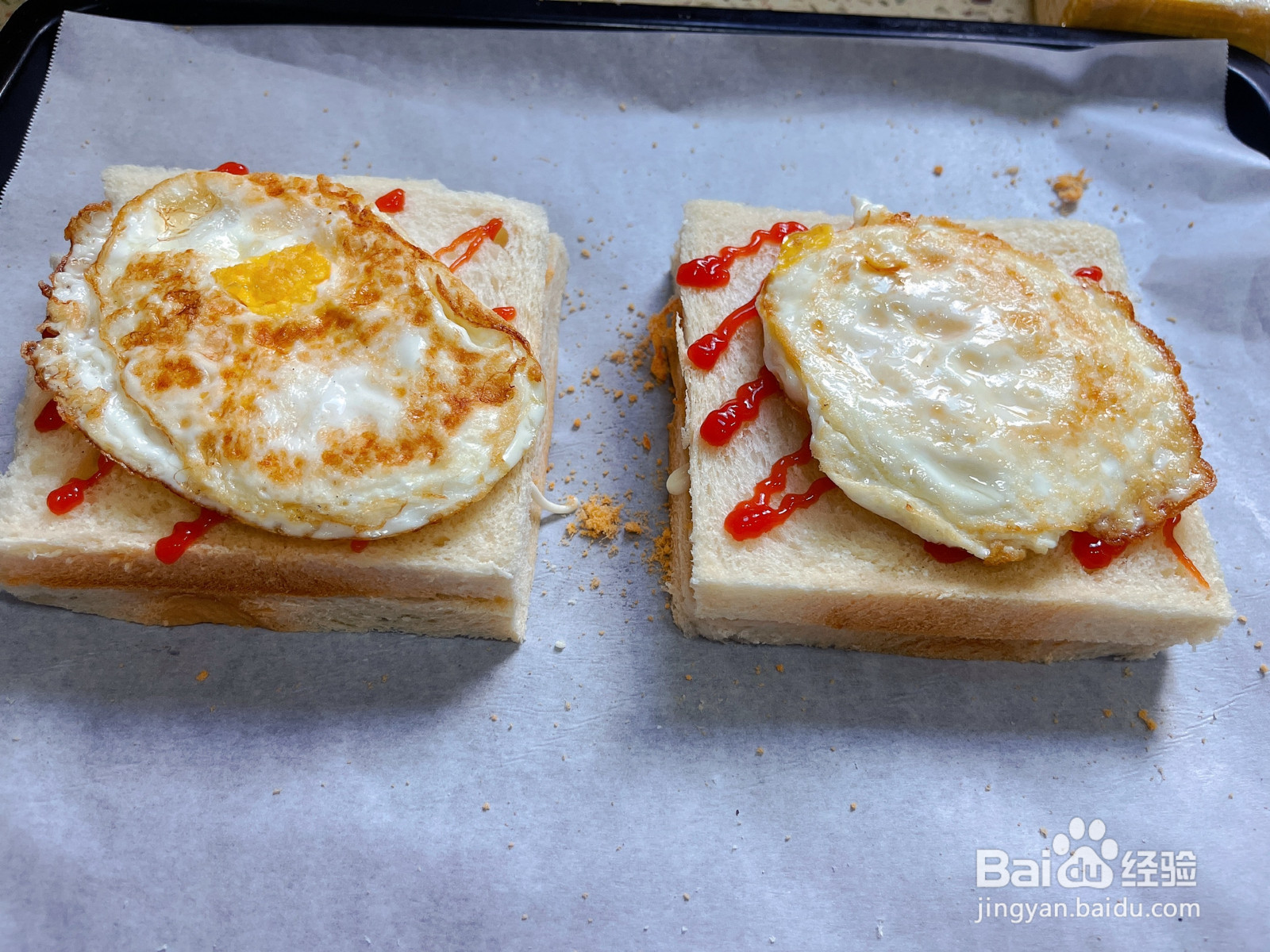 芝士火腿三明治的做法