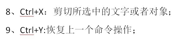 word文档或wps当中比较常用的快捷键有哪些？