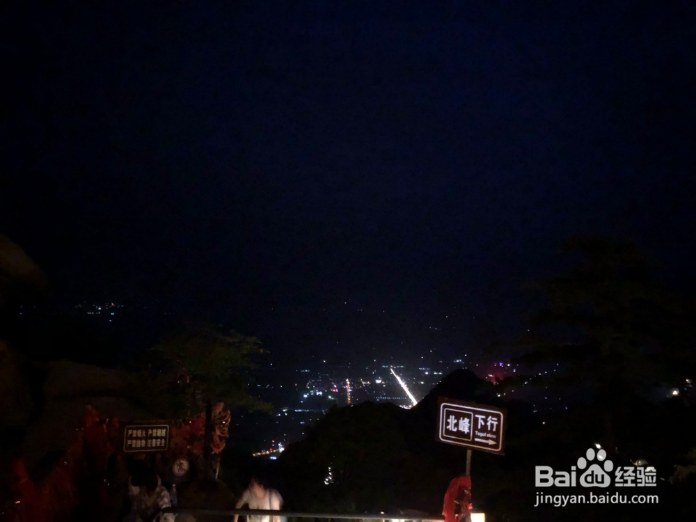 华山步行路线，华山重要景点