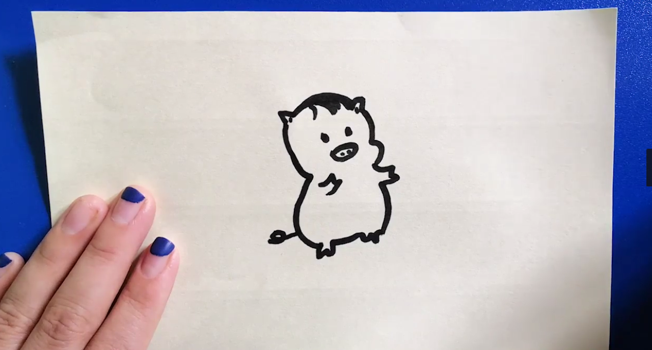 简笔小猪怎样画