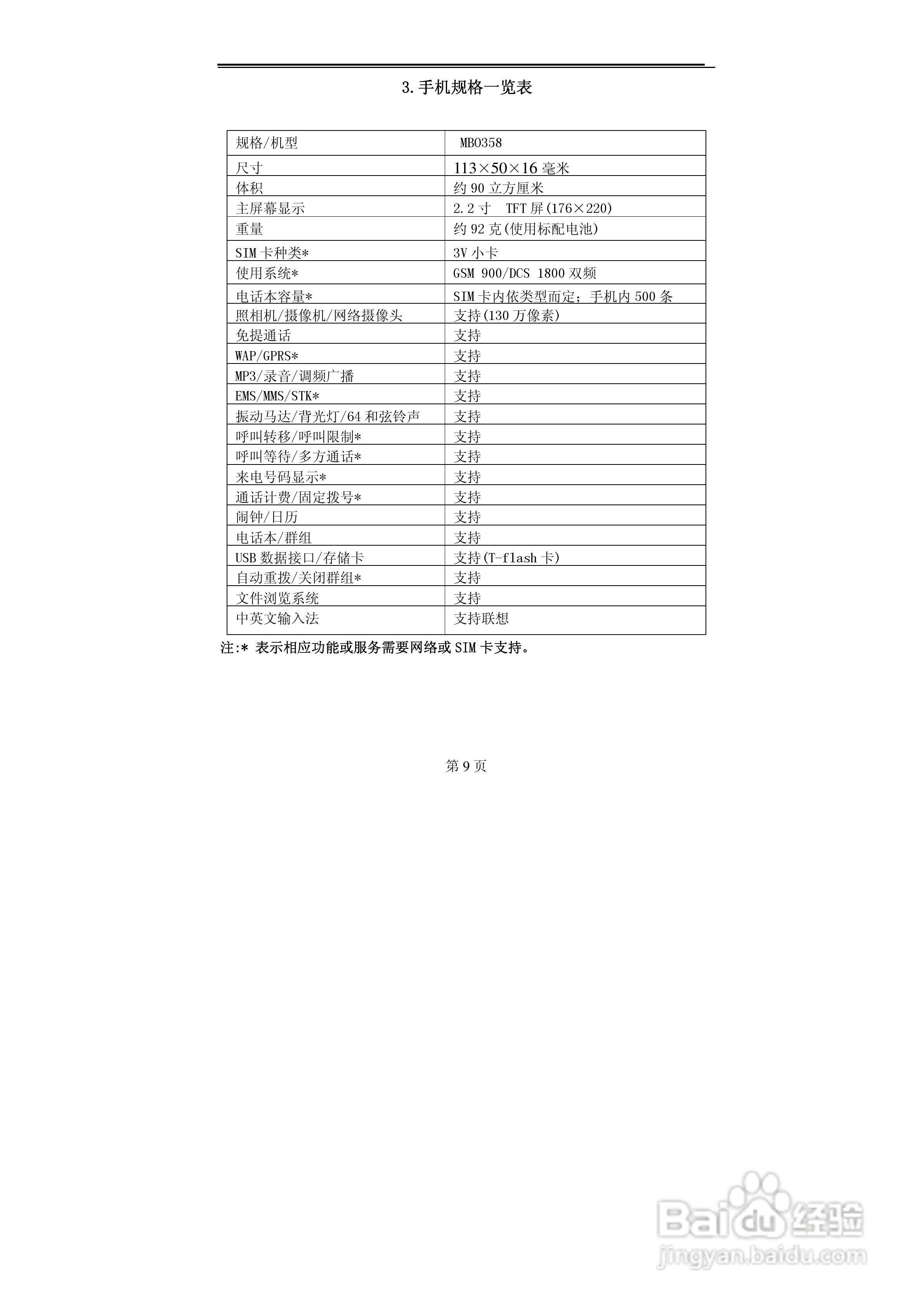 TCL MBO358手机使用说明书:[1]