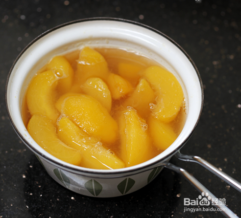 我家汤鲜森教您做黄桃罐头