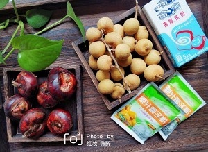 食补养生马蹄龙眼椰奶汤的做法