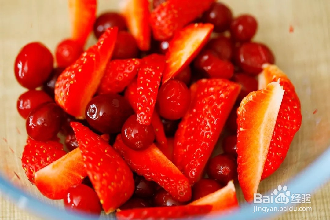 双莓冰淇淋的做法