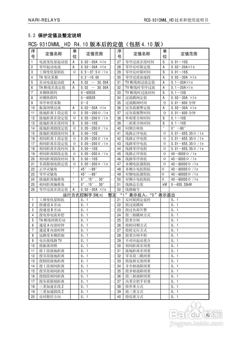南瑞RCS-931DMML_HD型超高压线路成套保护装置使用说明:[5]