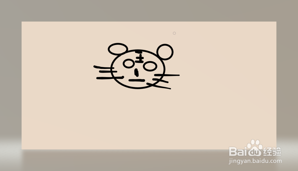 怎么画一只小脑斧呢（小老虎）