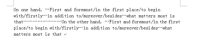 高中英语考试论述类作文高分秘诀