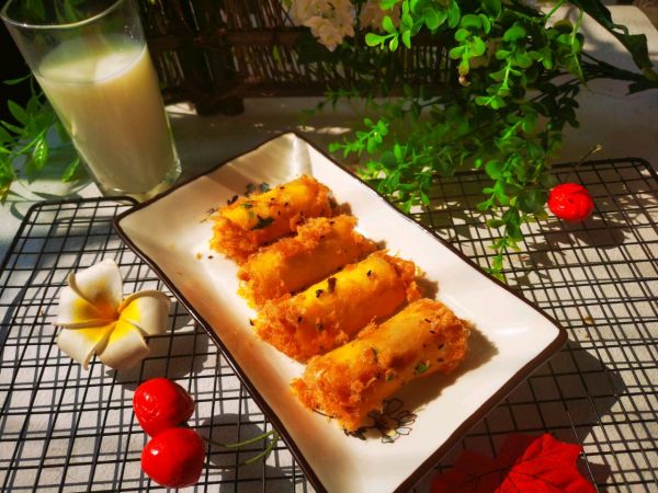 肉松吐司火腿卷