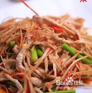 鱼香牛蒡丝的做法