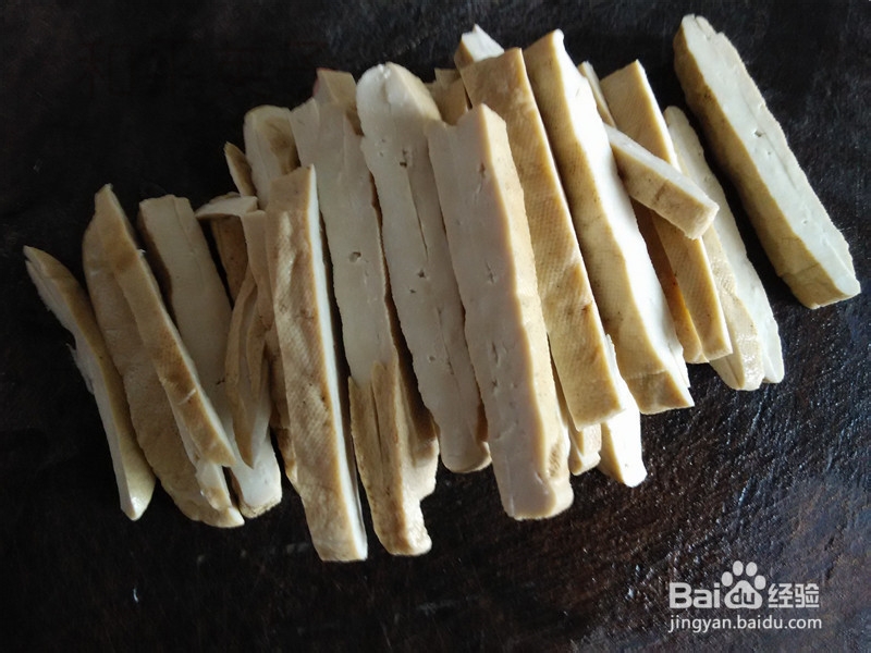 家常菜空心菜炒香干