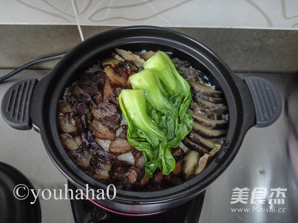腊肉煲仔饭的做法