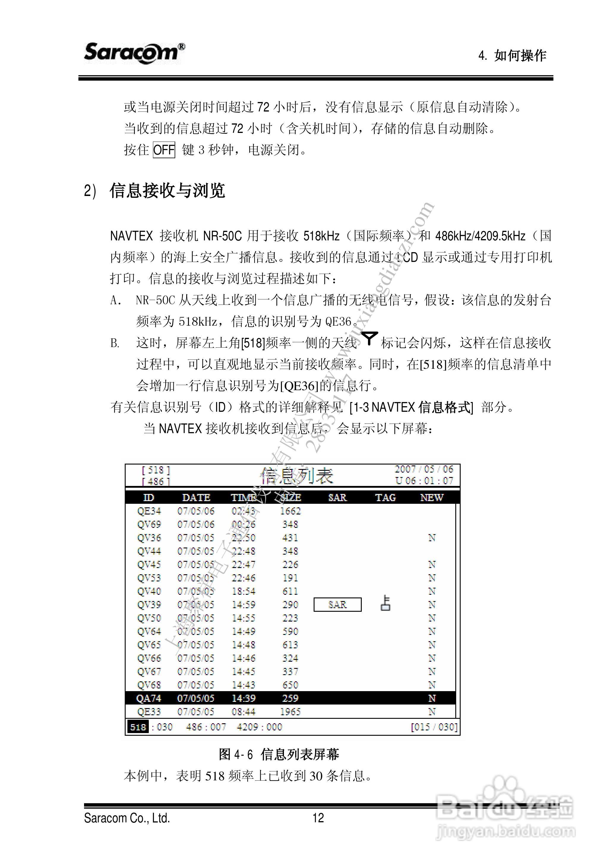 NR50航用警告接收机用户手册:[3]