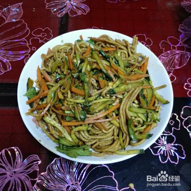适合新手做的凉拌莜面