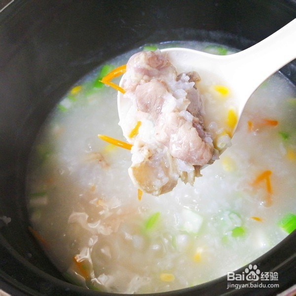 如何做美味的咸骨粥