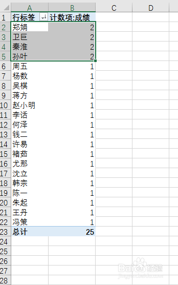 excel如何在一组大量数据中快速筛选出重复项?