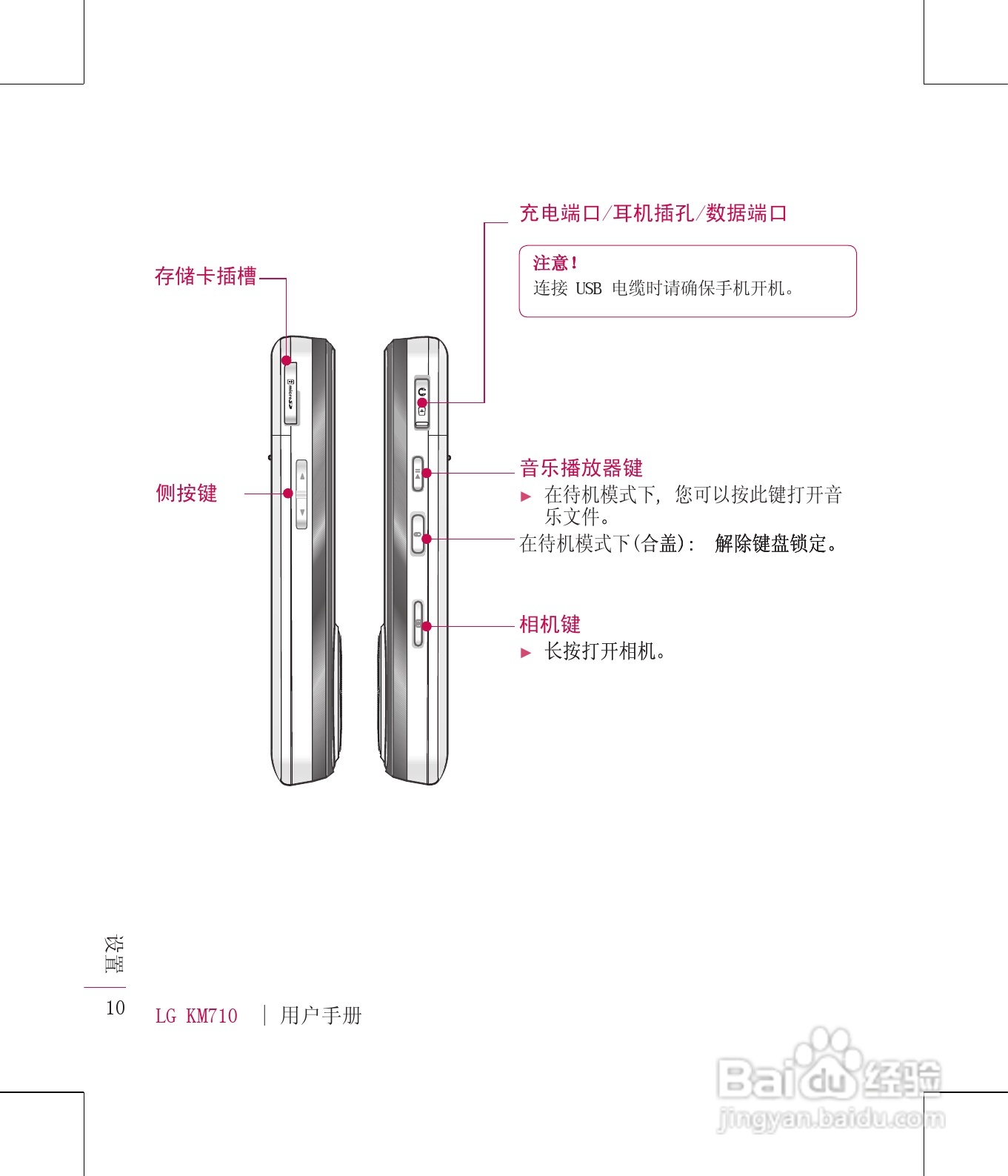 LG KM710手机使用说明书:[2]