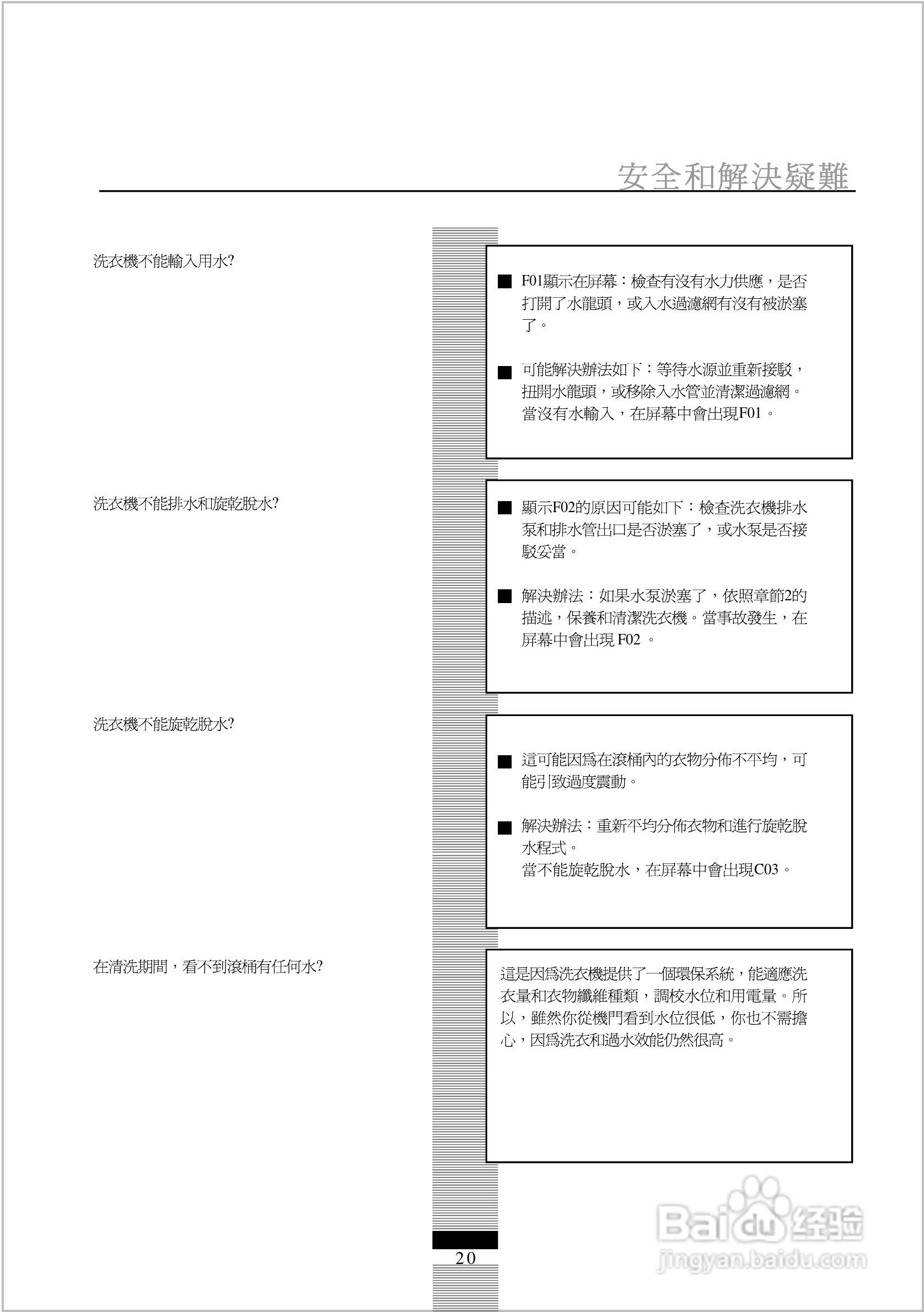 法国白朗WFD711A型前置式洗衣机干衣机说明书:[5]