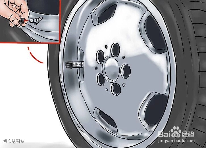 自己如何动手检测汽车胎压