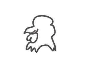 sketchbook怎么画公鸡