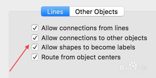 Omnigraffle绘制连接线时从任意点开始
