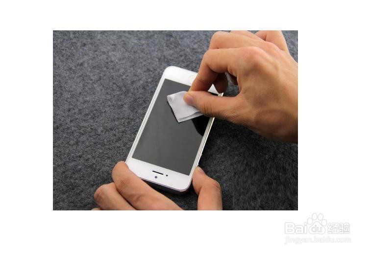 贴手机膜的方法