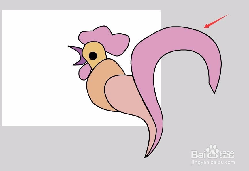 #过年#flash如何绘制雄鸡独唱贺新年