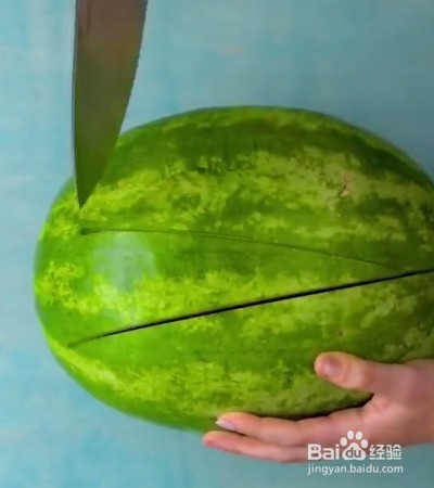 西瓜的两种切法