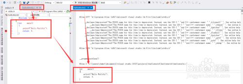 C语言视频 VS2015：[5]HelloWorld详解