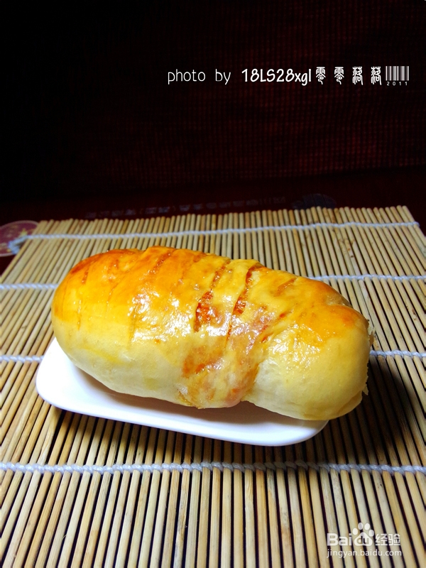 果味面包:橙皮面包卷