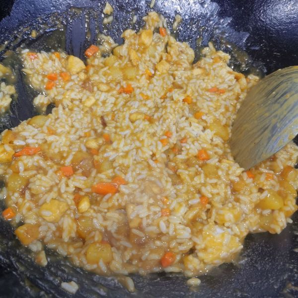 培根咖喱鸡焗饭