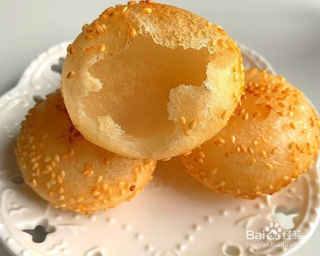 空心麻团做起来