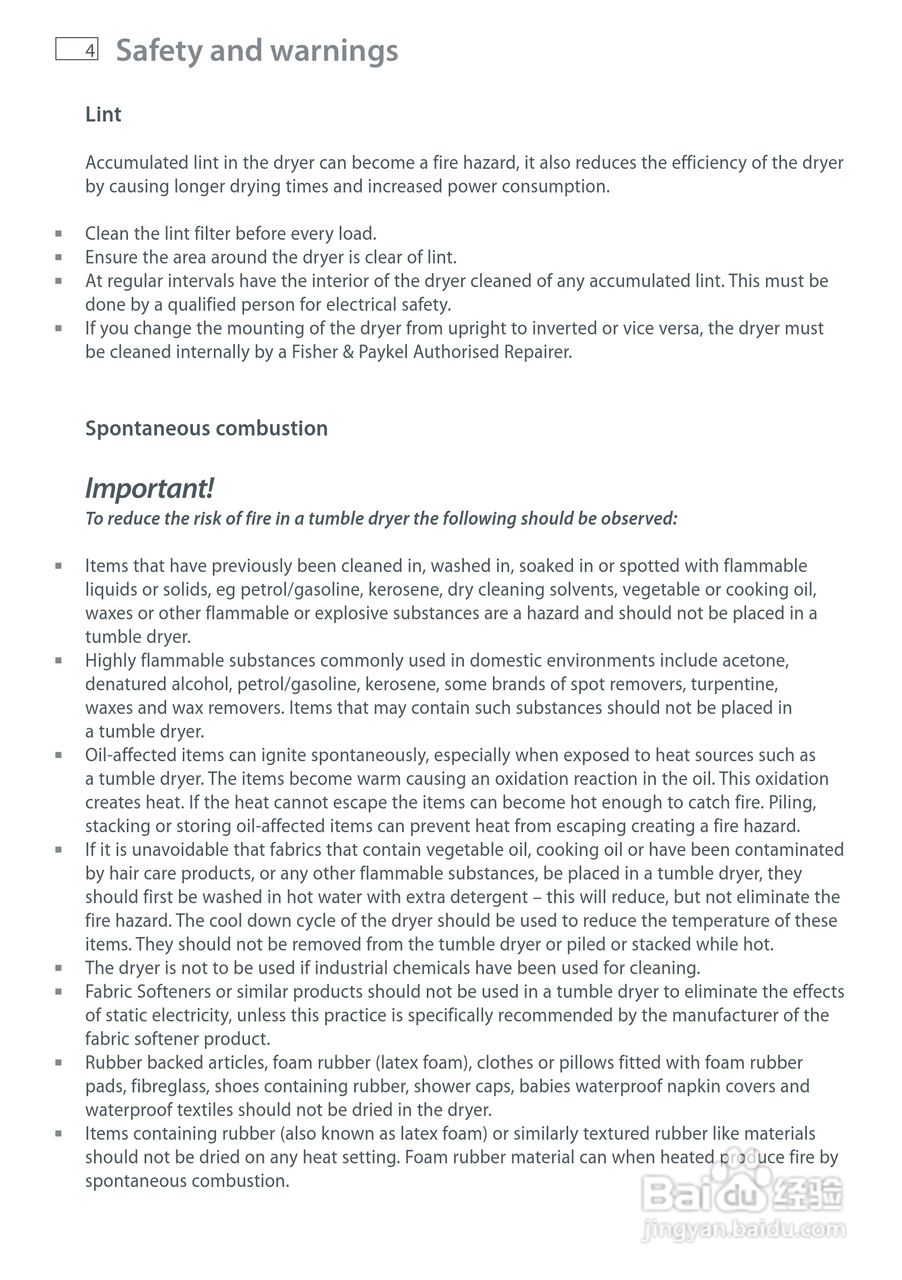 斐雪派克DE40F56A洗衣机说明书:[1]