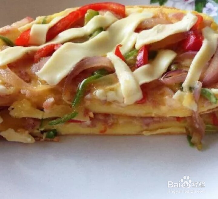 披萨蛋饼(快速早餐)