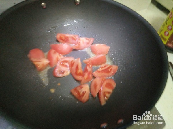 炒花菜的制作方法