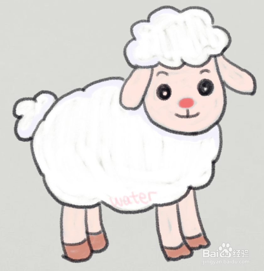 #新人打卡#绵羊怎么画