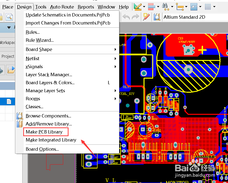 Altium Designer怎么从PCB图中导出元件封装库