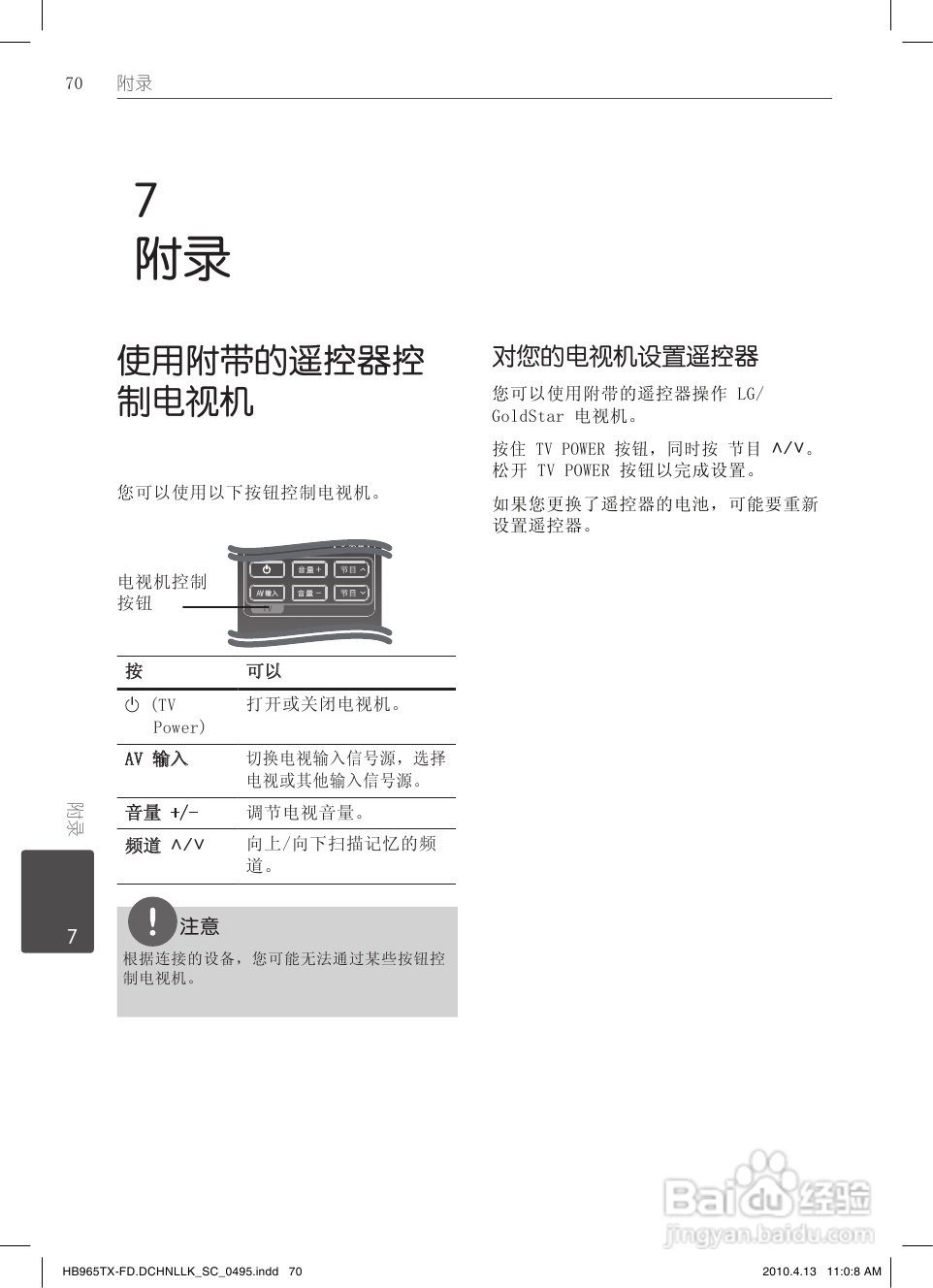 LG HB965TX家庭影院使用说明书:[4]