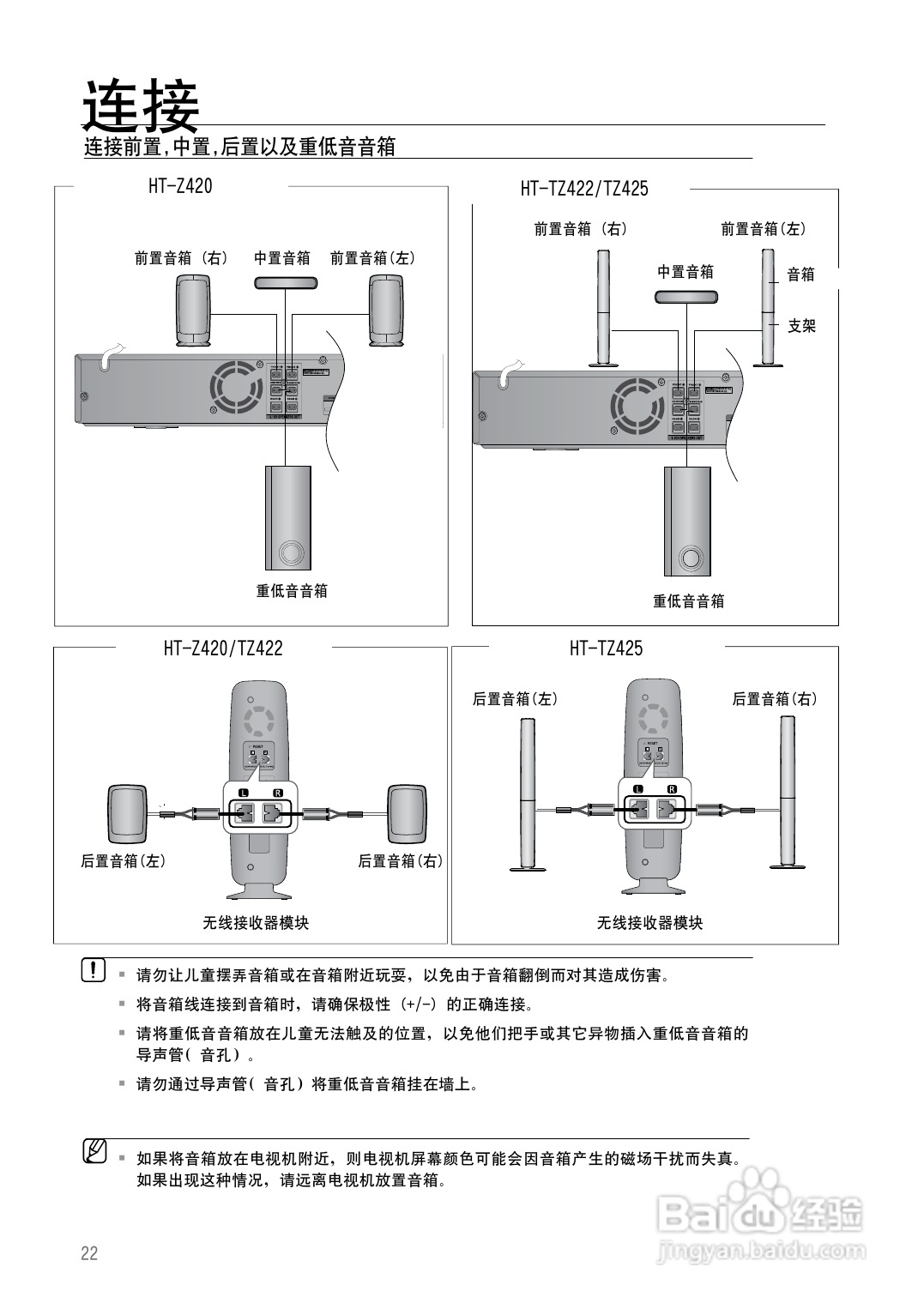三星HT-Z420家庭影院使用说明书:[2]