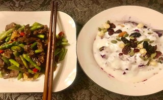 黑椒芦笋炒牛肉