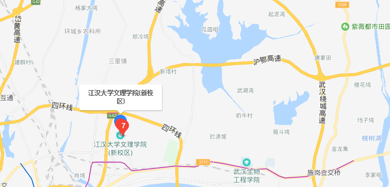 请问江汉大学文理学院属于武汉哪个区