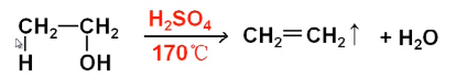 乙醇的消去反应方程是什么