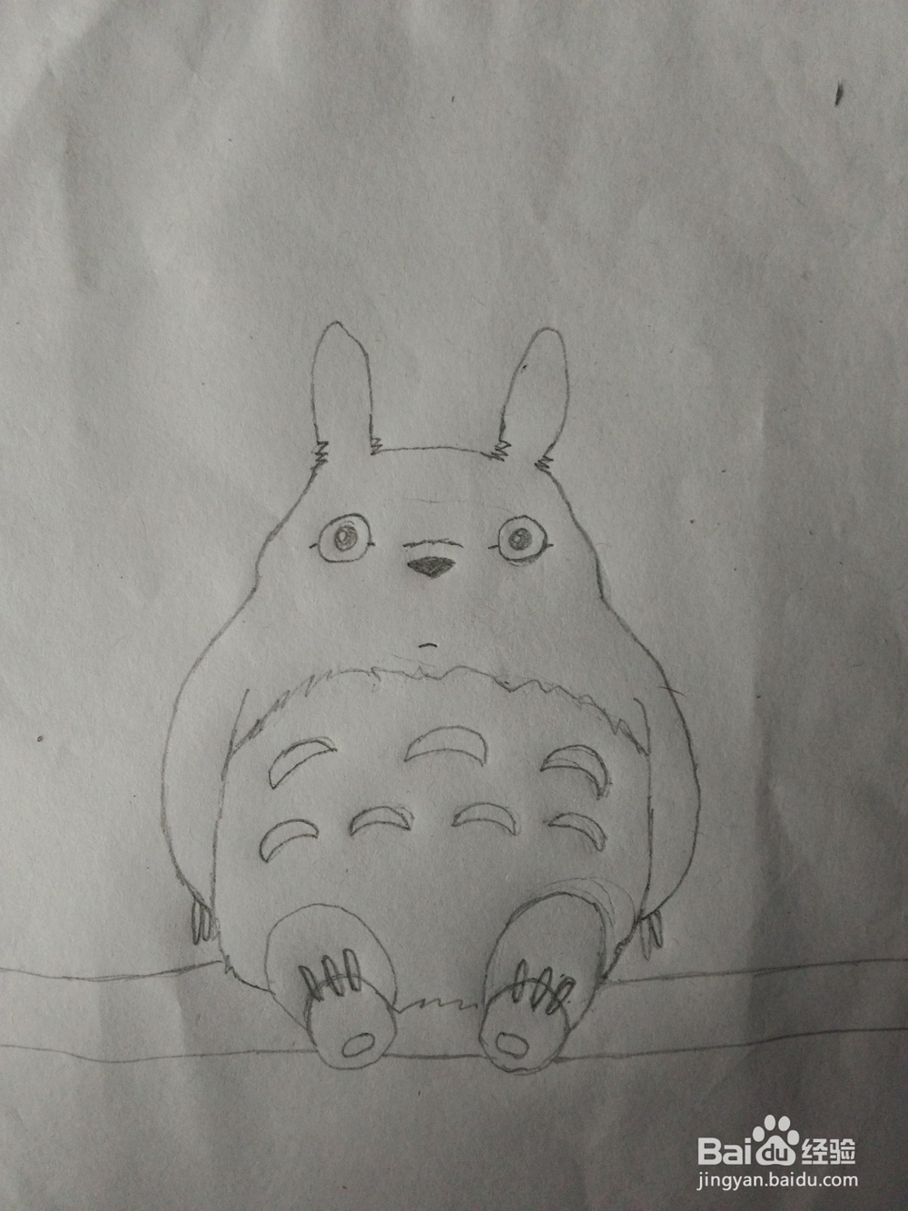 简笔画——怎么画龙猫
