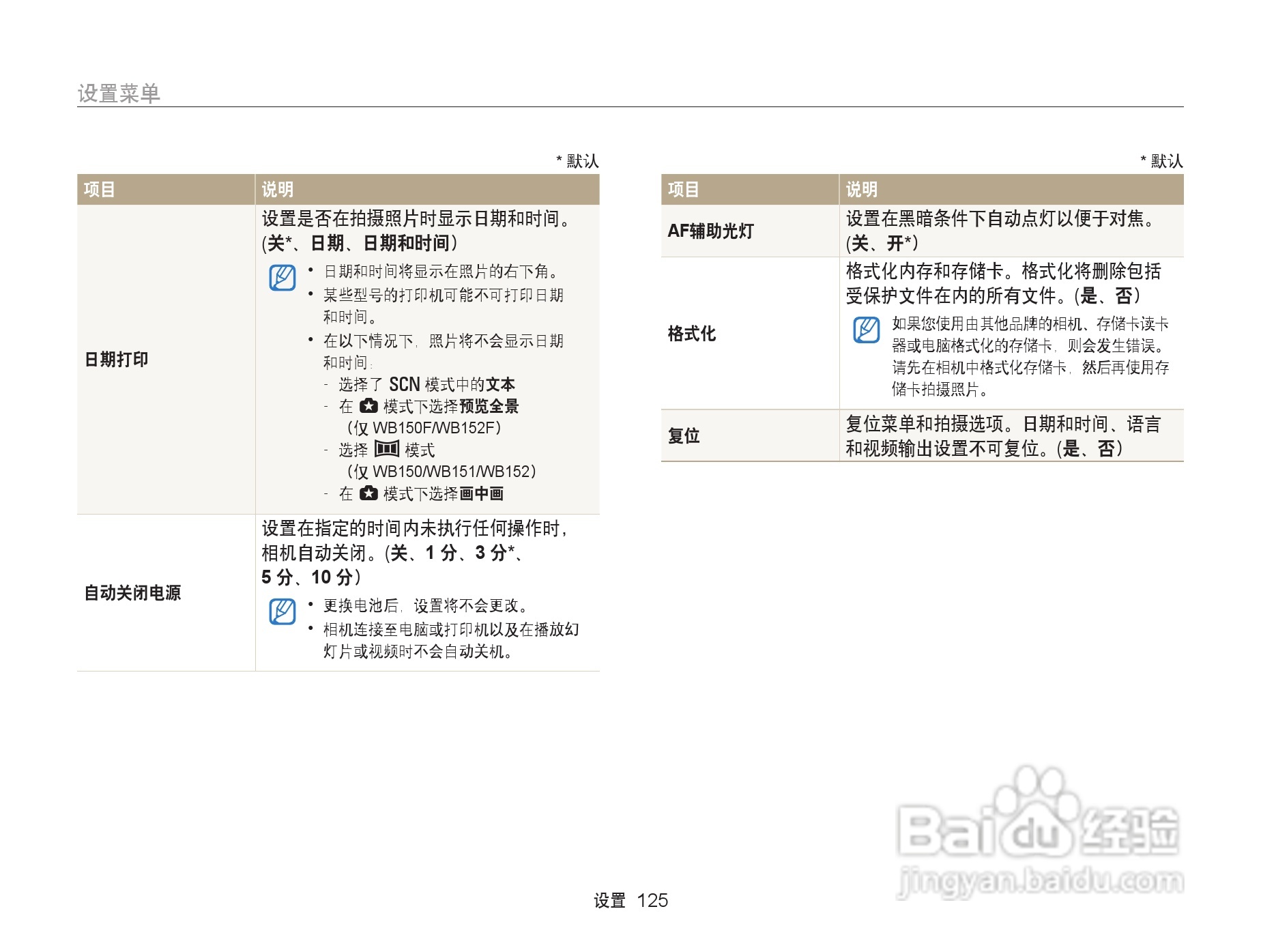三星WB152F数码相机使用说明书:[13]