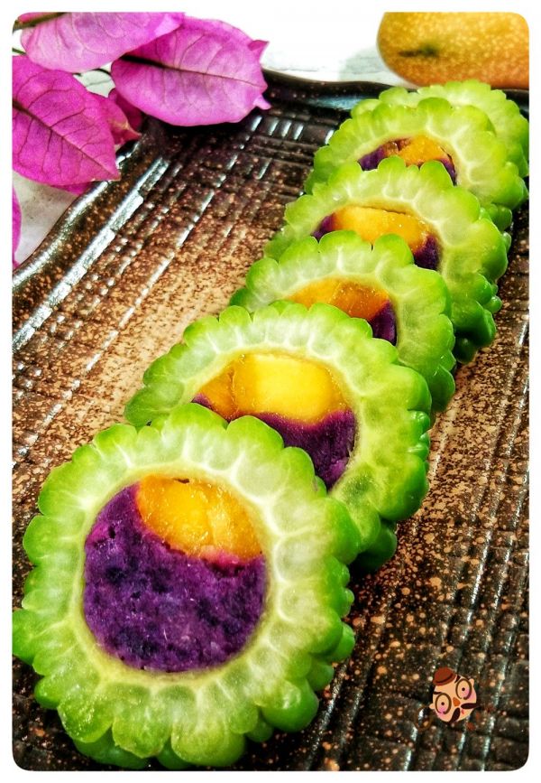 芒果紫薯酿苦瓜