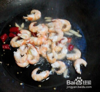 秋补食谱——鲜虾炒韭菜