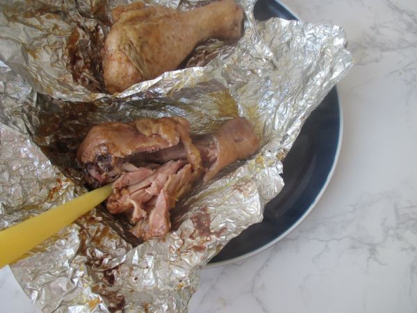 砂锅孜然烤鸡腿