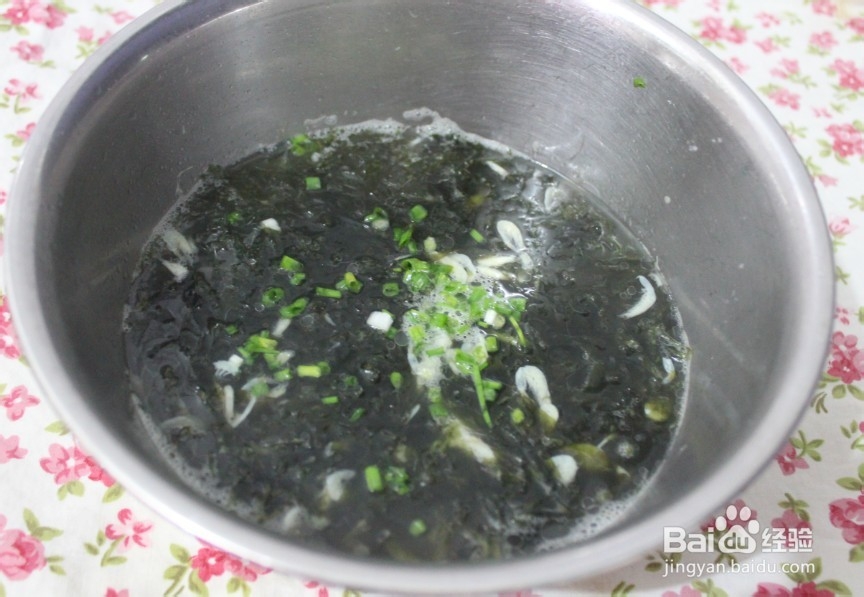 虾皮紫菜汤（清淡补钙汤）