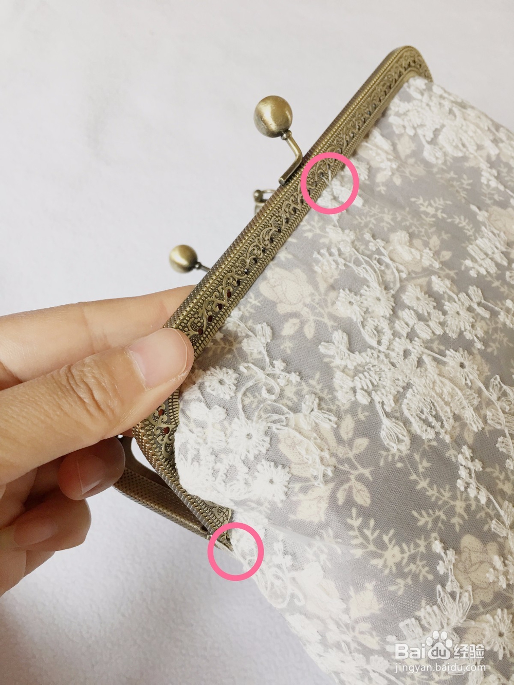 来，一起做个口金包(男人都能学会的教程）